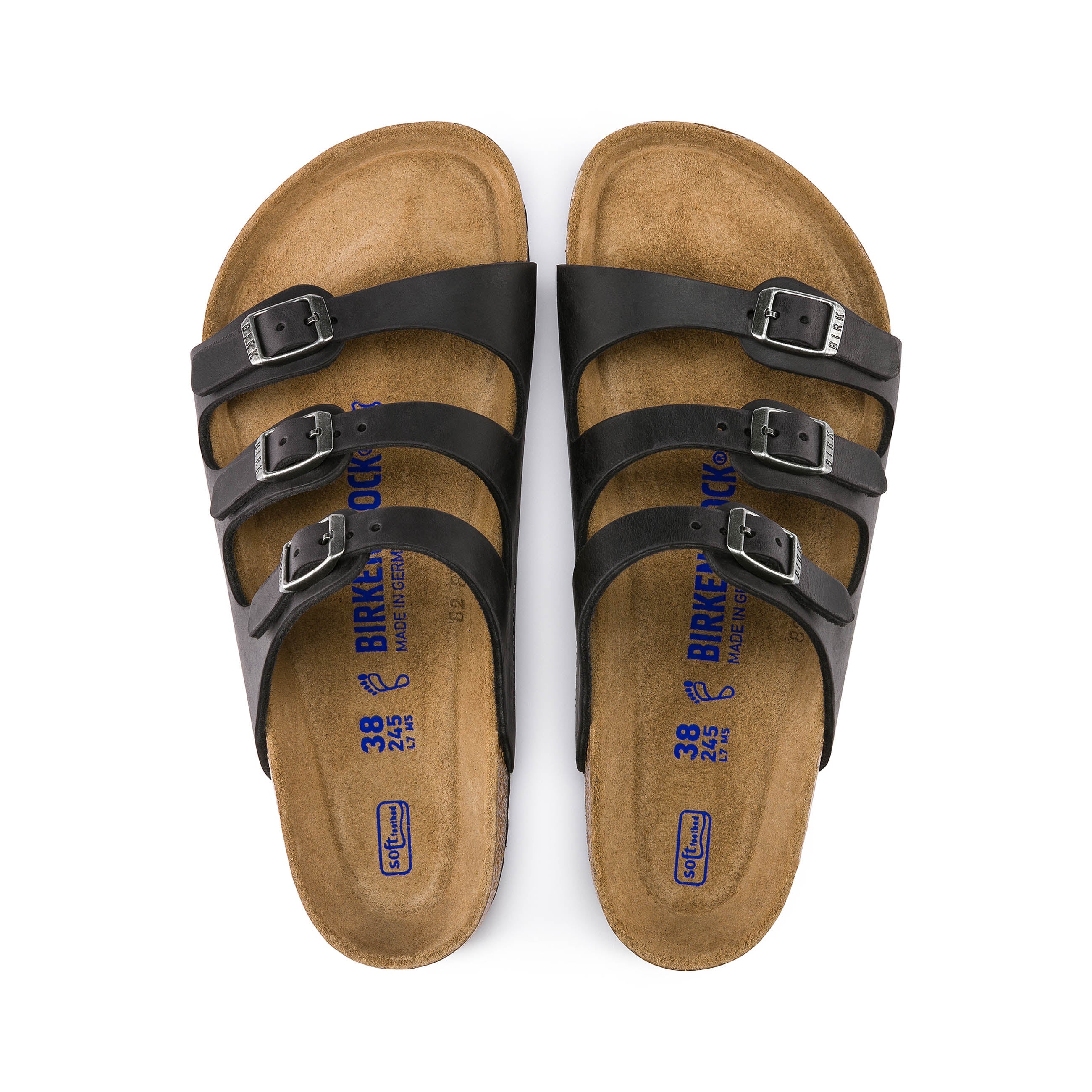 Floride SFB Cuir huilé noir