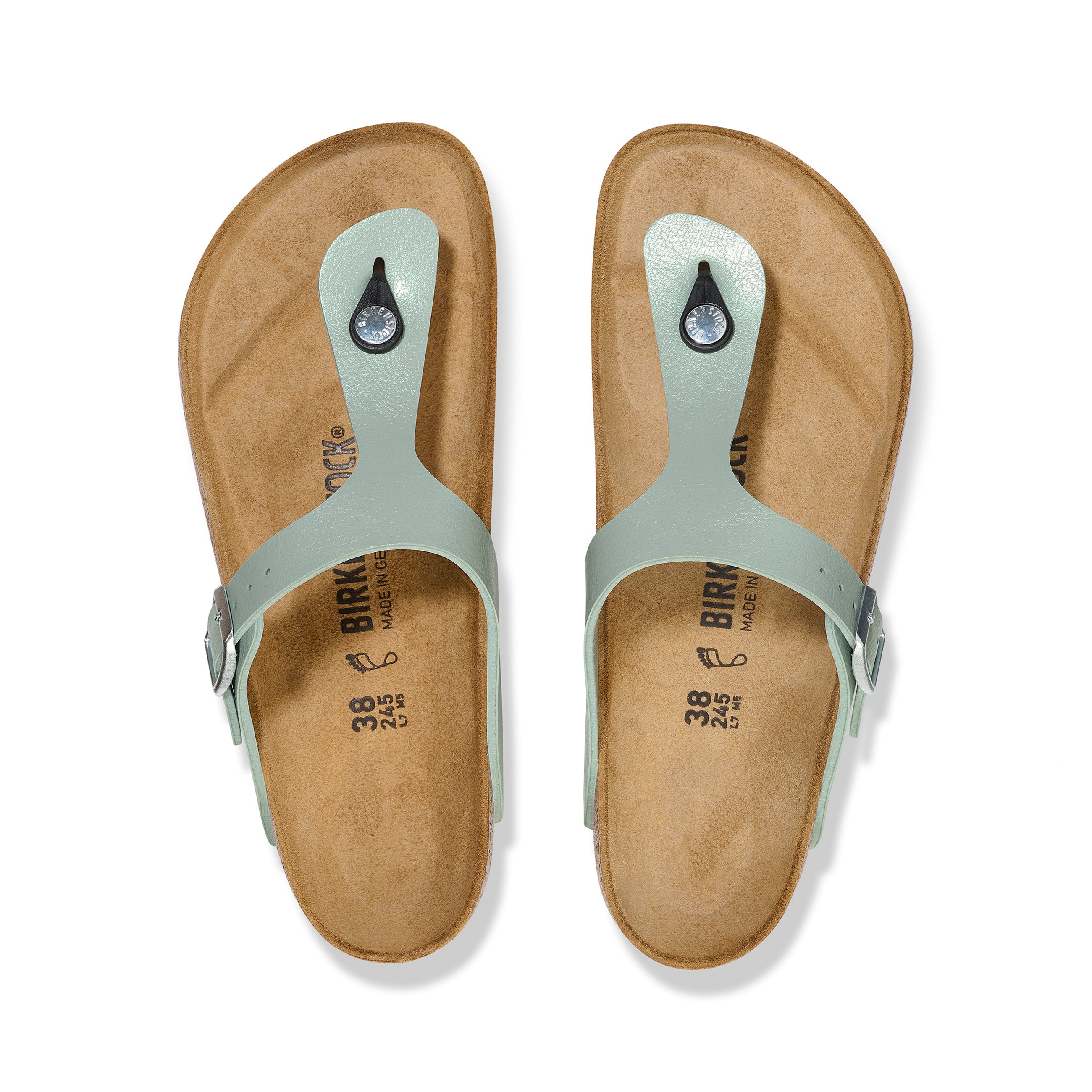 Gizeh Graceful Surf Green Birko-Flor