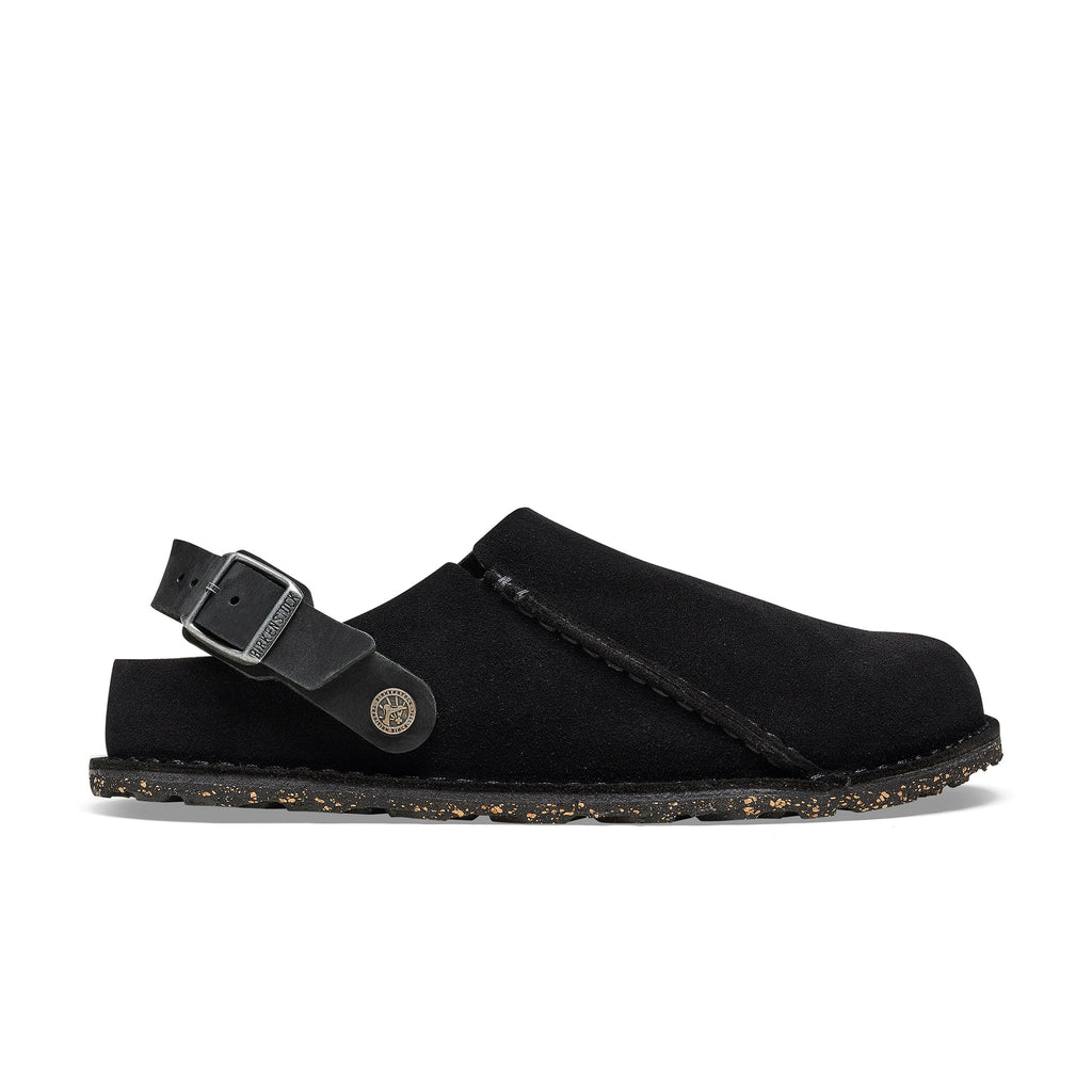 Lutry Black Suede Leather