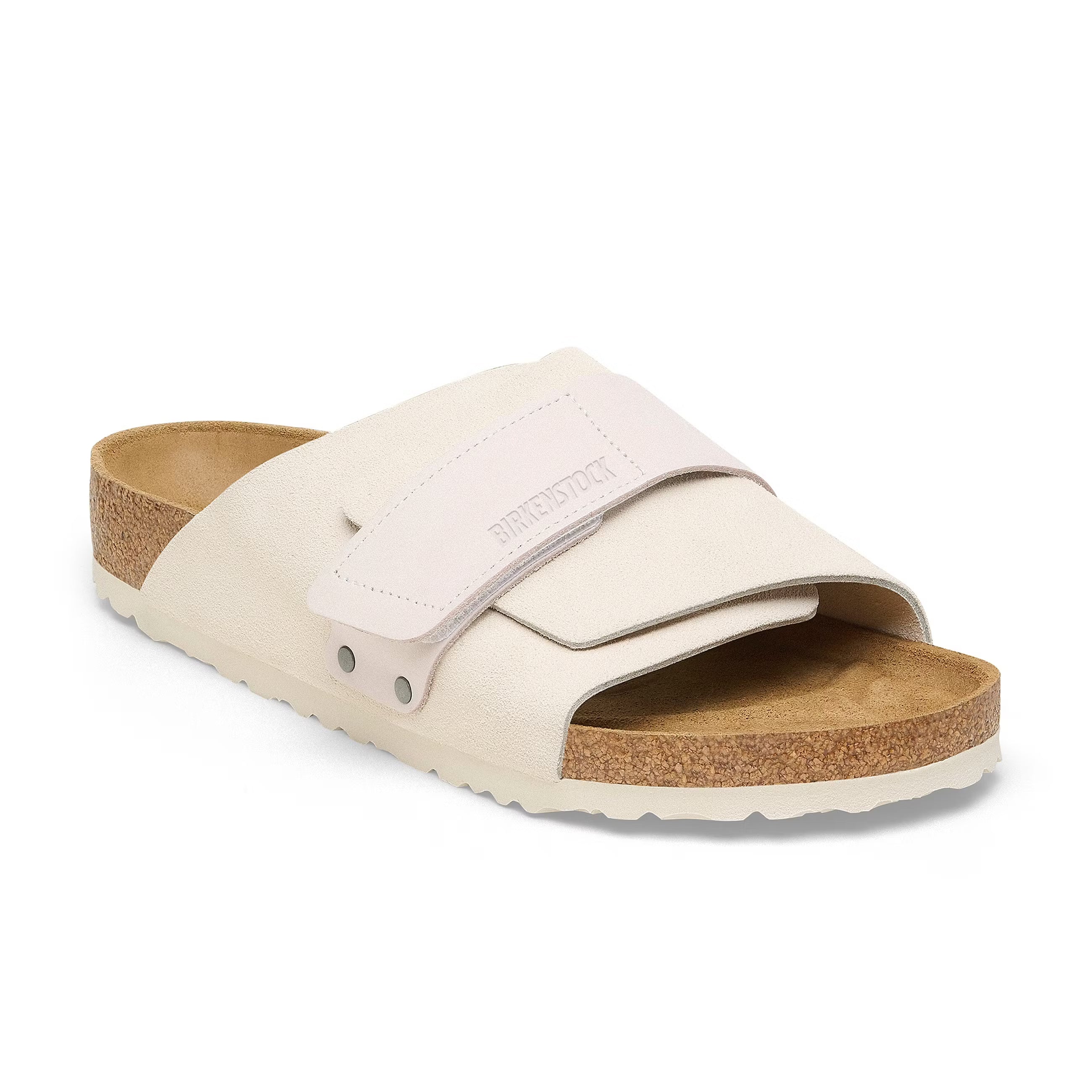 Kyoto cuir suédé/nubuck blanc antique