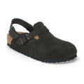 Tokio Black Suede Leather