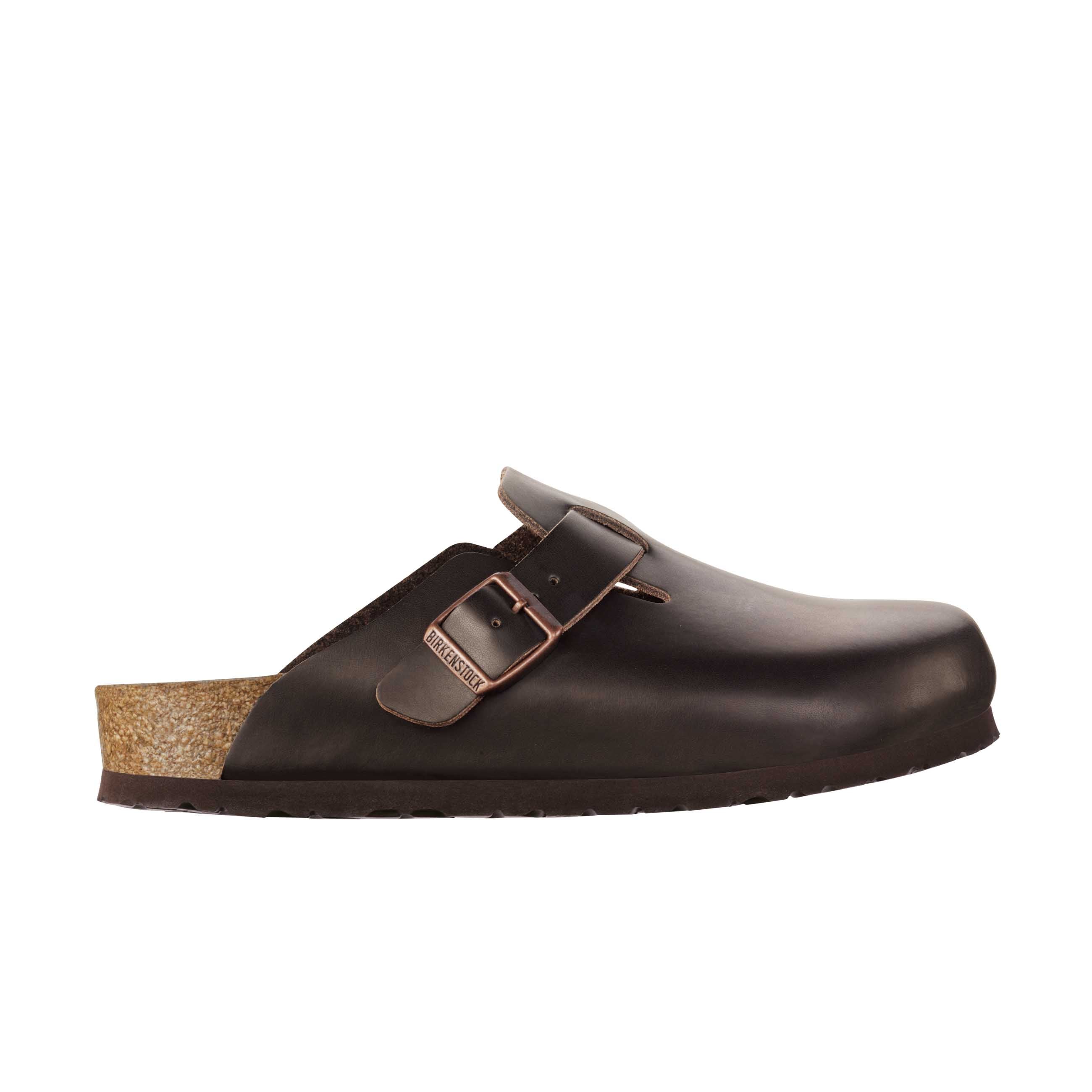 Boston Cuir Lisse Marron Foncé
