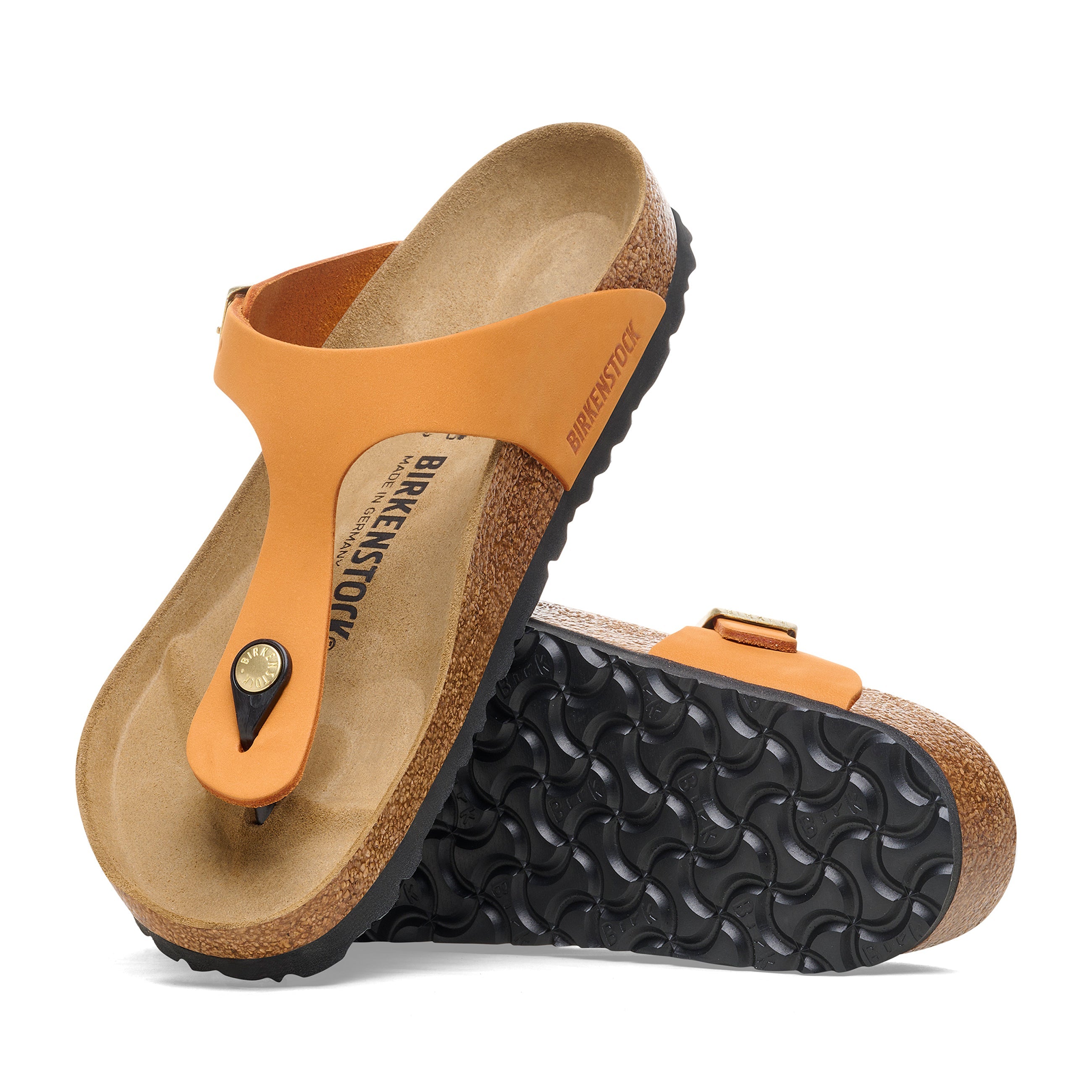 Gizeh Burnt Orange Nubuck Leather