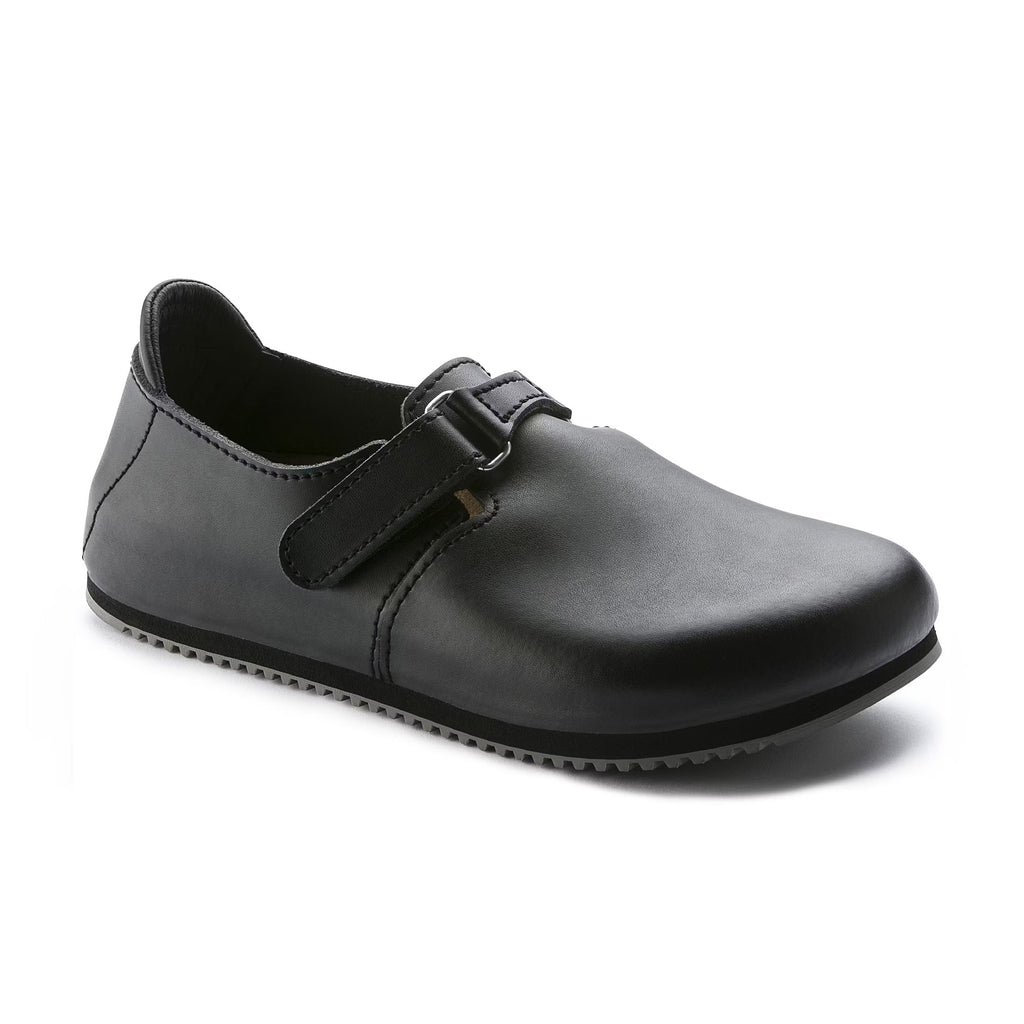 Linz Supergrip Black Smooth Leather
