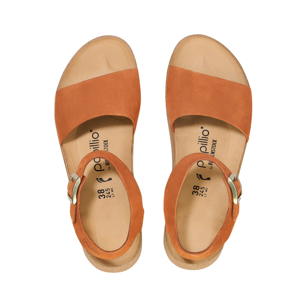 Glenda Pecan Cuir Nubuck