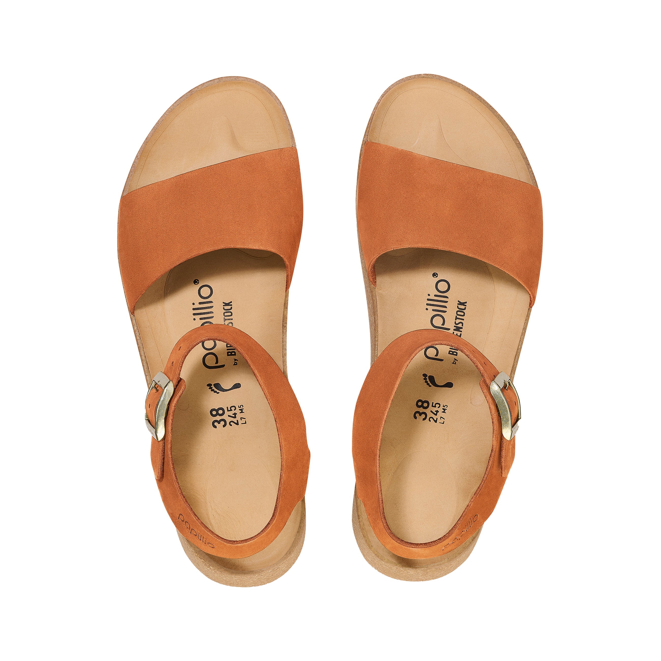 Glenda Pecan Cuir Nubuck
